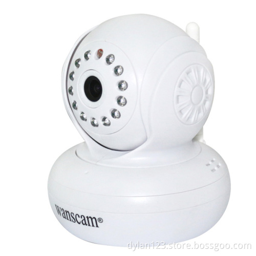 H.264 720p Megapiexl wanscam security camera with sd card recording P2P function mini ip camera